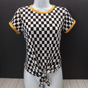 Dream Girl Checkered Top